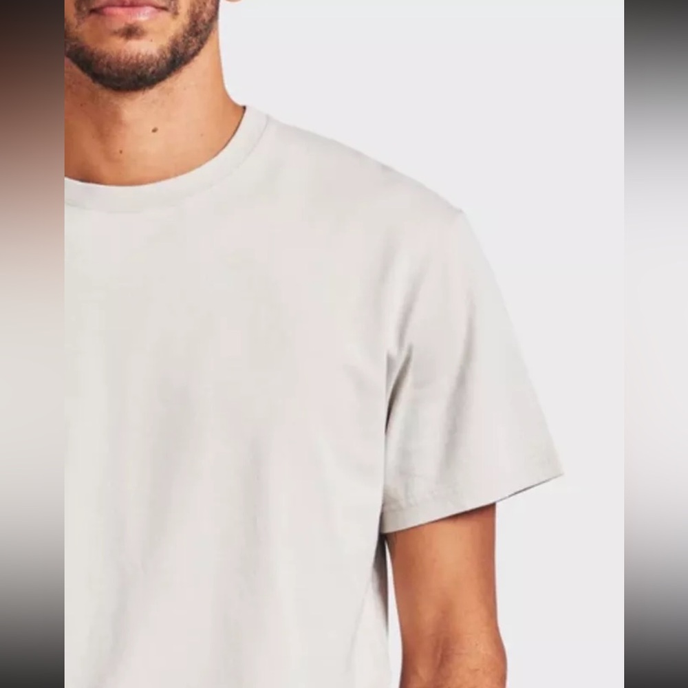 BLACK ICE  GRAY HEATHER TEE CREW STRETCH TSHIRT MENS L